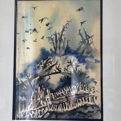 PR1066 https://www.ebay.com/itm/124267551292 PR1066: Gene Meyers Original Artwork Framed Local Pickup Auction  Starts After 6PM 07/22/2020 