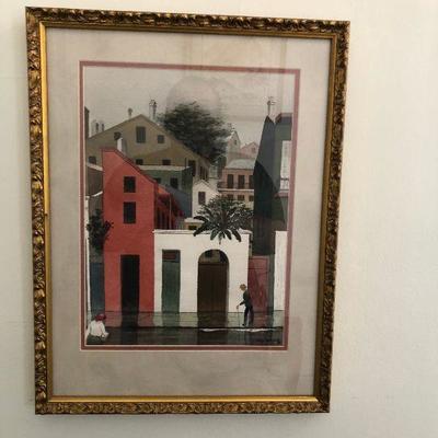 PR1059 https://www.ebay.com/itm/114314524849 PR1059: Adolph Kronemgold (1900-1986) Original Watercolor Framed Local Pickup Auction...