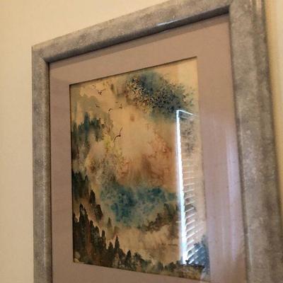 PR2084  https://www.ebay.com/itm/114314561199 Pr2084: Gene Meyers Original Watercolor Artwork Framed Local Pickup  Auction  Starts After...