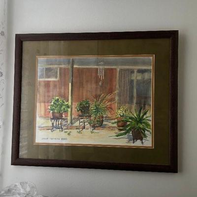 PR2097 https://www.ebay.com/itm/114314564815 Pr2097: Gene Meyers 2000 Original Watercolor Artwork Framed Local Pickup  Auction  Starts...
