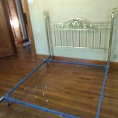 Brass bed