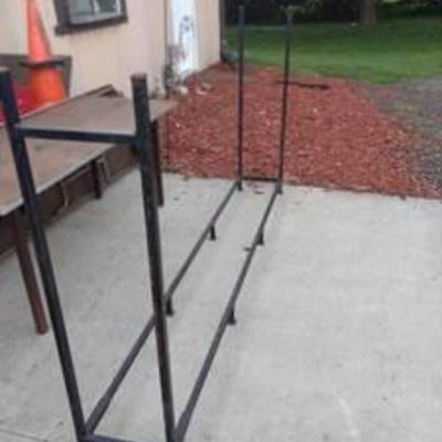 12 a cord firewood holder 99 in long 14in deep 53 in tall