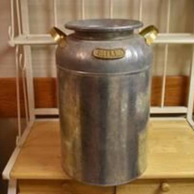 Galvanized Milk Can