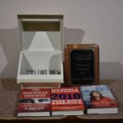 Conservative Politcal Books, Plaque, Cassette Tapes, Elvis