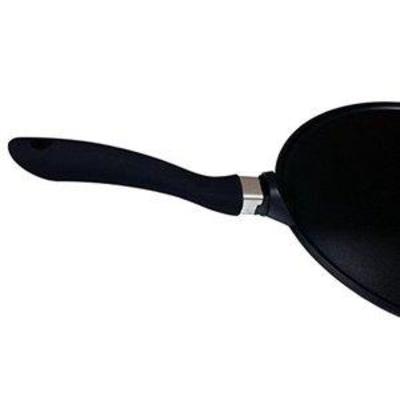IMUSA USA IMU-80512 12 Nonstick Soft Touch ComalGriddle with Soft Touch Handle, Black