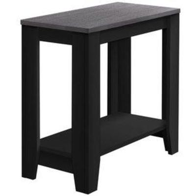 Monarch Specialties Accent Table, BlackGrey Top