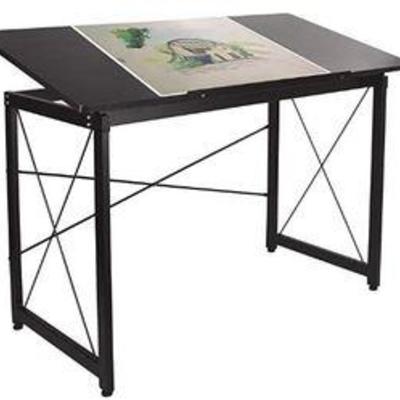 Elevens Tiltable 48 Drawing Table, Black