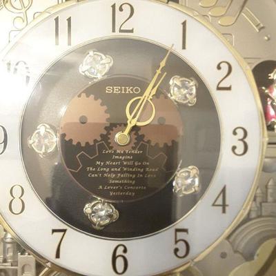 Animated Musical Clock Elvis & Beatles $75