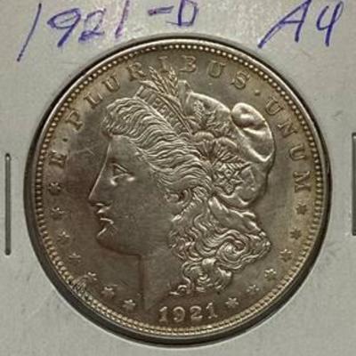 1921-D Morgan Silver Dollar