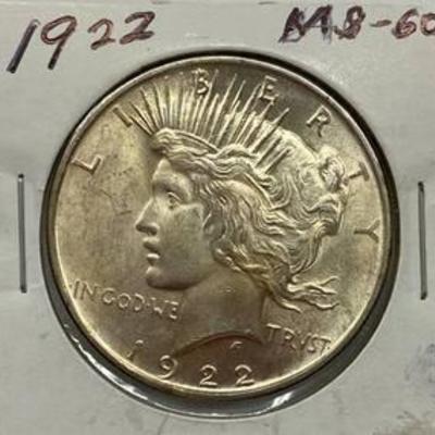 1922 Peace Silver Dollar