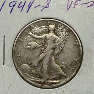 1944-S Walking Liberty Silver Half Dollar