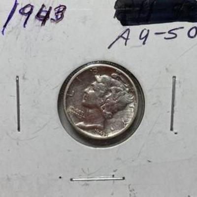 1943 Mercury Dime