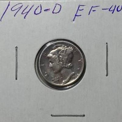 1940-D Mercury Dime