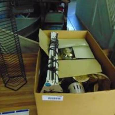 Ceiling Fan - Desk Lamp and CD Holder