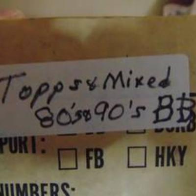 80's - 90's Topps and Mixed Baseball Cards