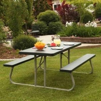 Lifetime 6' Picnic Table, Hunter Green, 22123