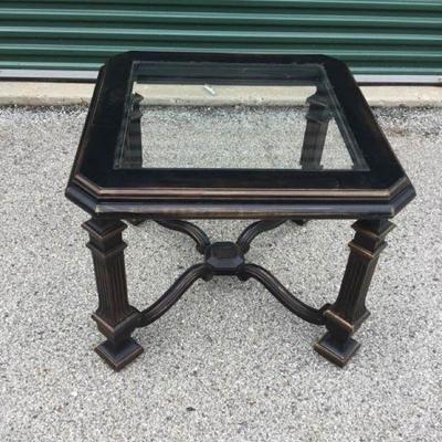 Glass Topped Coffee Table