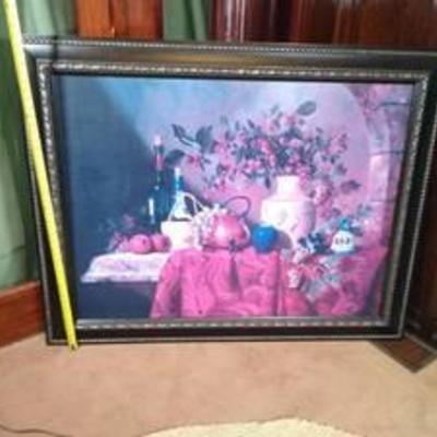 Huge framed art