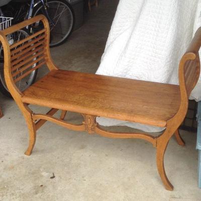 Mahogany Bench