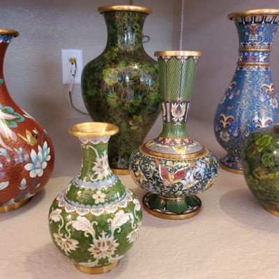 Cloisonne Vases