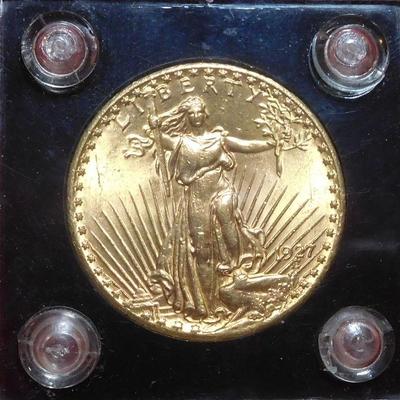 1927 20 Dollar Gold Coin
