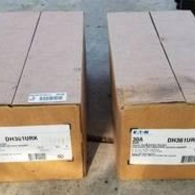 2 N.I.B. Eaton Heavy Duty Safety Switch Boxes