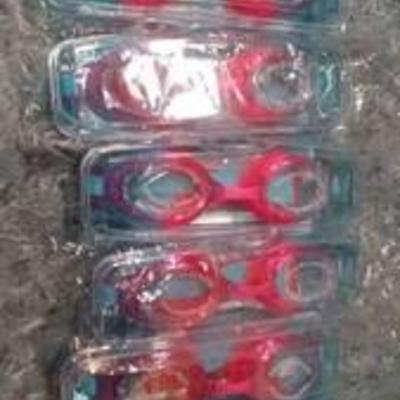 Lot of 6 AqtivAqua Stardust Swimming Goggles