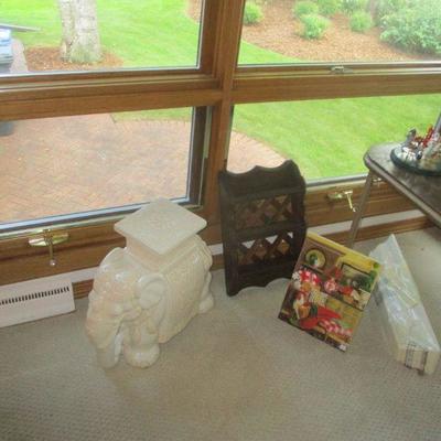 House trained elephant