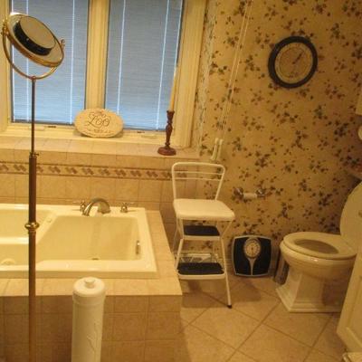 Fancy pants bathroom accessories.