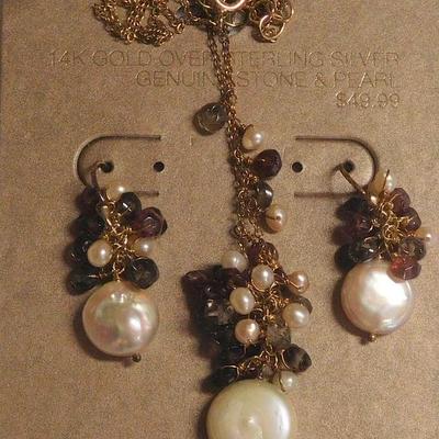 Sterling Pearl Necklace