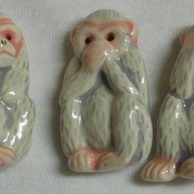Hear Speak and See No Evil Oins