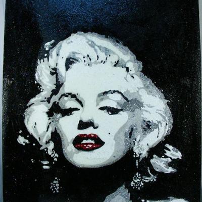 Oil on canvas "Marilyn Monroe"
