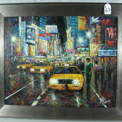 MARK BRAVER (1958-    ) EUROPEAN - Original Oil