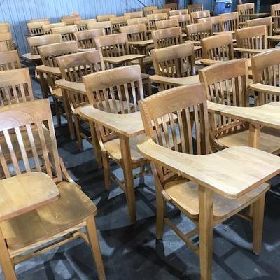 Wooden Table Arm Chairs