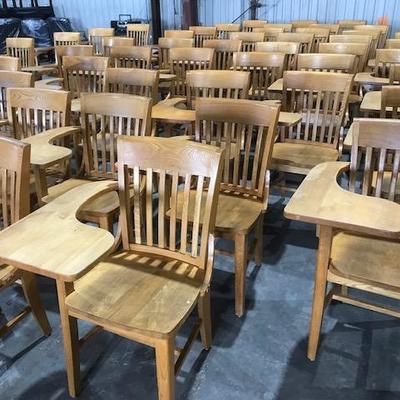 Wooden Table Arm Chairs