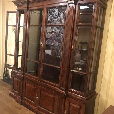 Breakfront China Cabinet, lots of storage