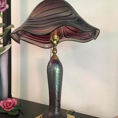 Herb A Thomas Iridescent Lamp 