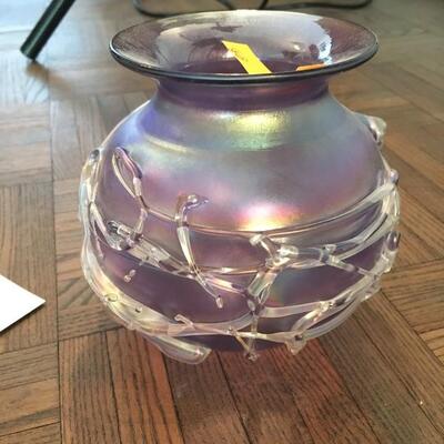 Herb A Thomas Glass Vase