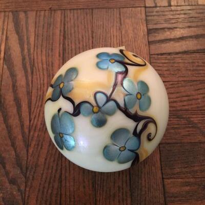 Orient Flume Glass Paperweight 