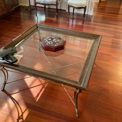 Picture frame style coffee table