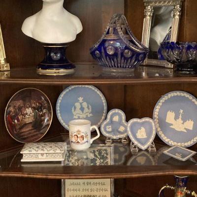 Cobalt to clear basket and bowl