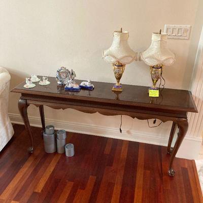 Q. Ann style console table