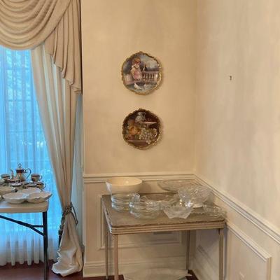 Fancy painted plates