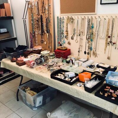 Tons of good-quality costume jewelry