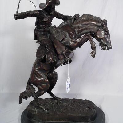 Bronze sculpture "Bronco Buster"