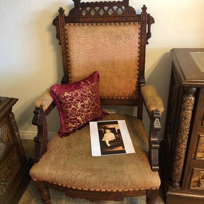 Eastlake chair early 1900â€™s 