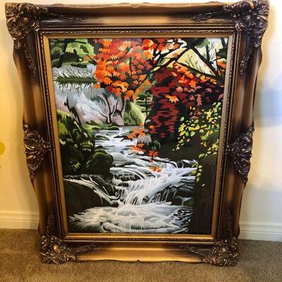 Needlepoint detailed art 