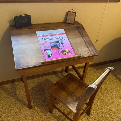 Vintage School Desk 
