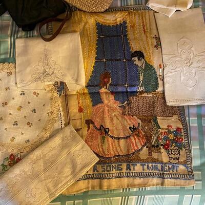 Needlework and Hankies 