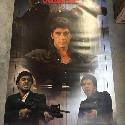 LAR0029 Scarface, Pictures him in Five Poses Scropio #1017 Pickup Only ( 22" L X 35" H)		$18 	OBO
